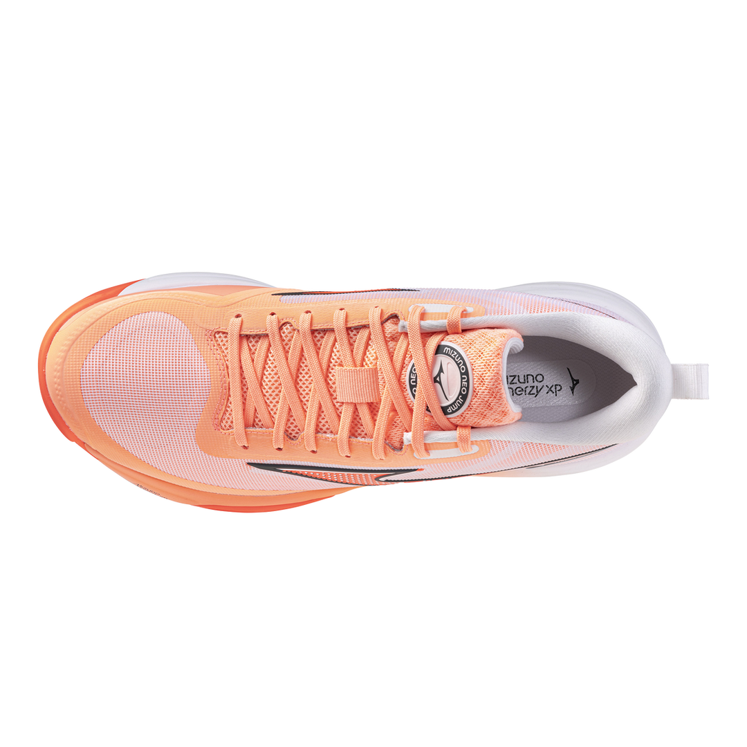 Mizuno Neo Jump Coral/Naranja detalle
