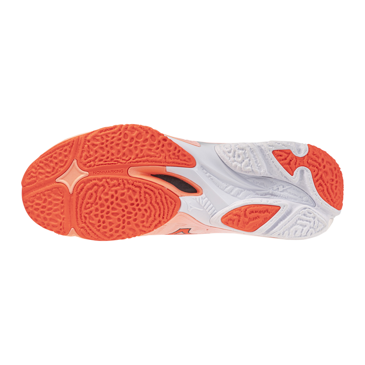 Zapatillas Mizuno Wave Ligthning Elite Coral/Blanco H