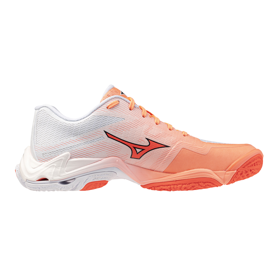 Zapatillas Mizuno Wave Ligthning Elite Coral/Blanco H