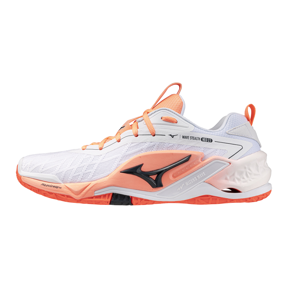 Zapatillas Mizuno Stealth Neo 2.1 Blanco/Coral H