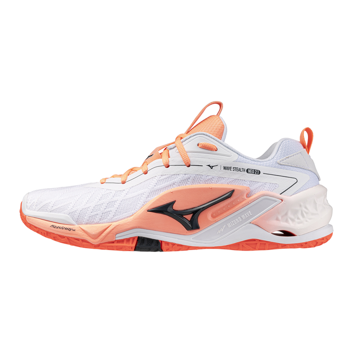 Zapatillas Mizuno Stealth Neo 2.1 Blanco/Coral H