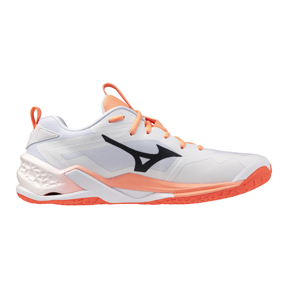 Zapatillas Mizuno Stealth Neo 2.1 Blanco/Coral H