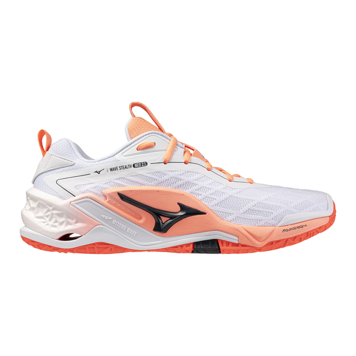 Zapatillas Mizuno Stealth Neo 2.1 Blanco/Coral H