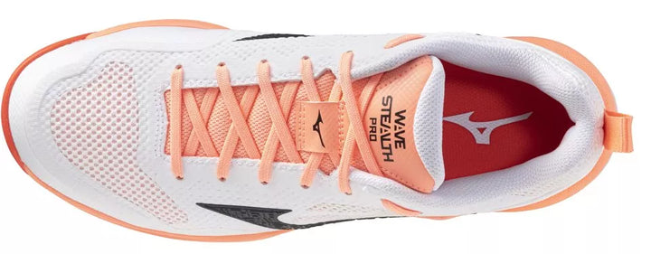 Zapatillas Mizuno Stealth Pro Coral/Blanco